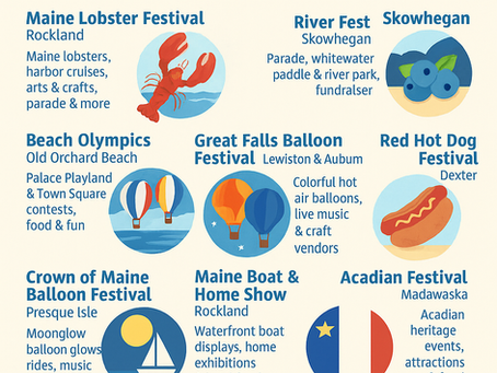 Maine Events Guide: August & September 2025 | Lobster, Fairs & Fall Foliage
