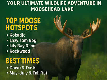 Where to See Moose in Moosehead Lake, Maine | Best Tours, Hotspots & Wildlife Guide