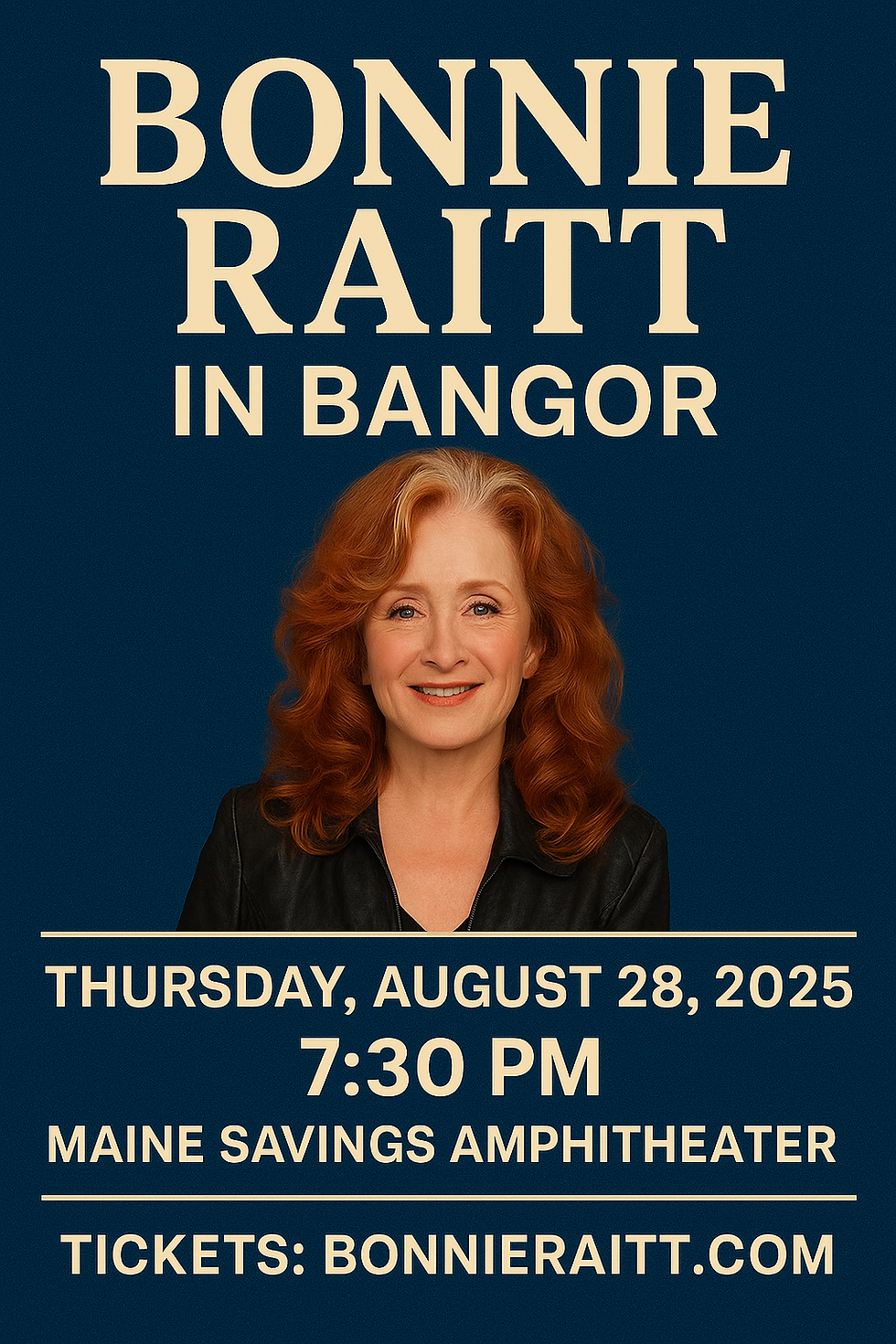 🎶 Bonnie Raitt Live in Bangor 2025 | Maine Savings Amphitheater Concert Guide