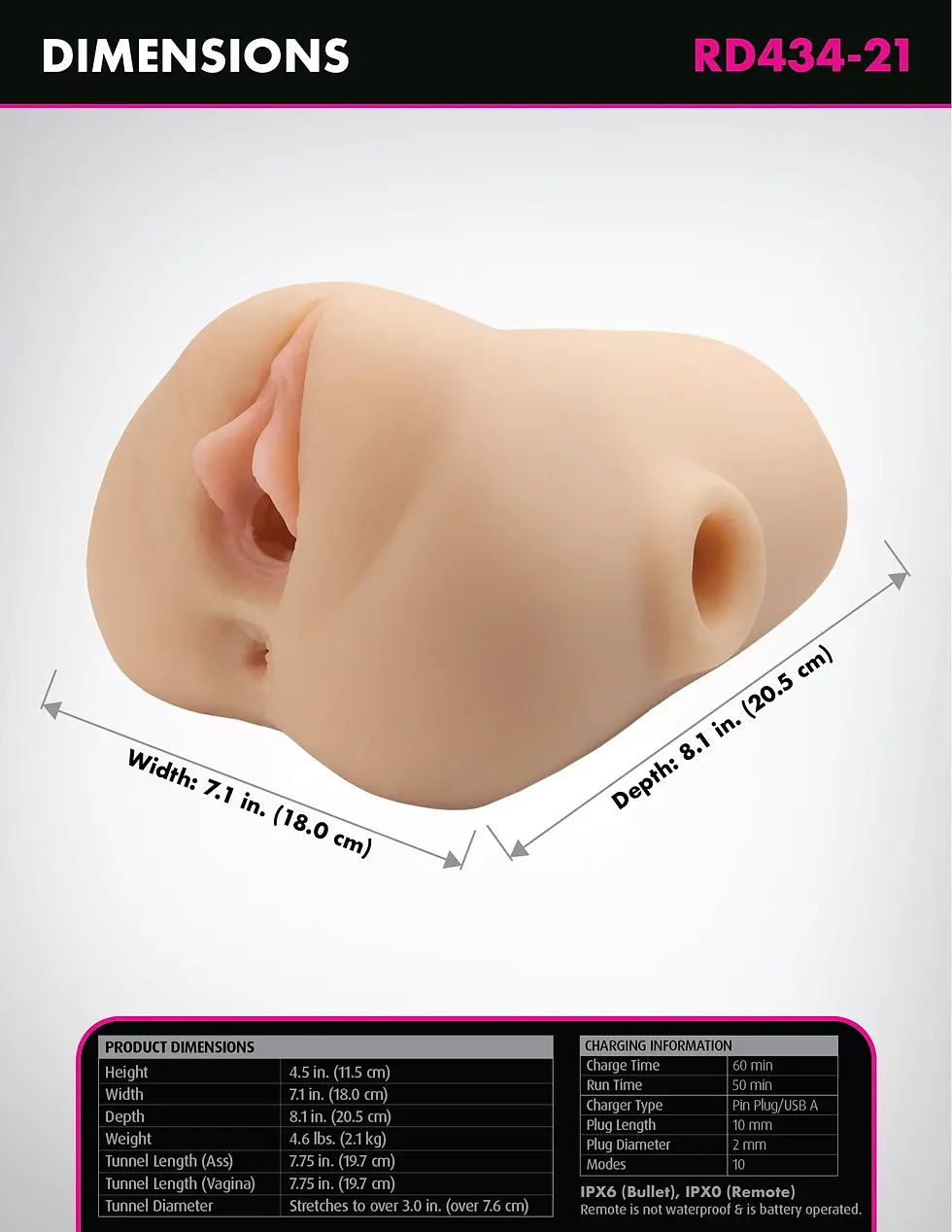 Thumbnail: Pipedream® PDX PLUS® Pounders Pussy Pounder Squeeze Stroker