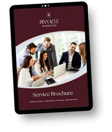 Pinnacle Business Hub Service Guide on a device