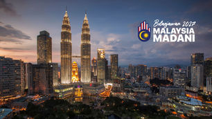 Malaysia Budget 2027 renewable energy investments, featuring Kuala Lumpur's skyline and highlighting solar energy, BESS and green technology incentives.