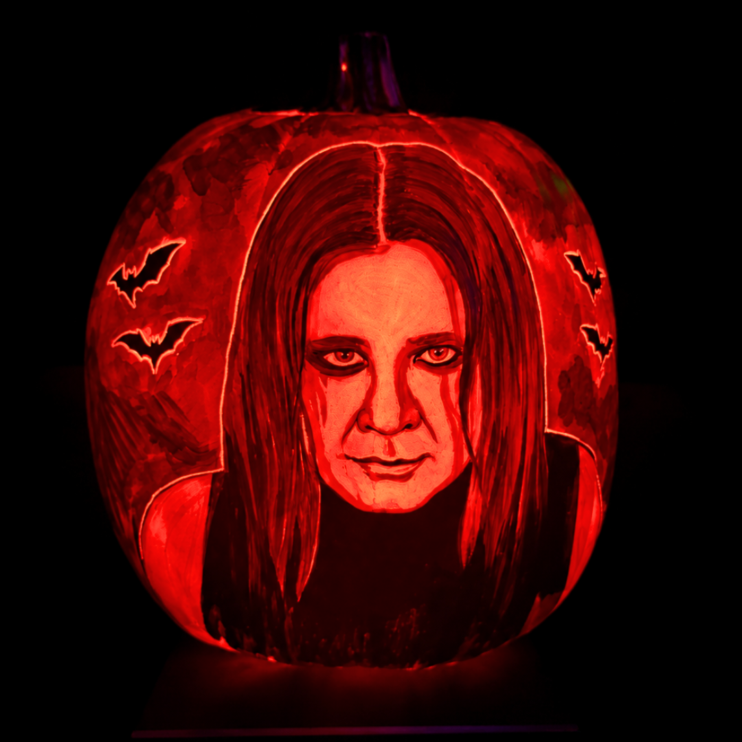 Ozzy Osbourne Jack-o'-Lantern