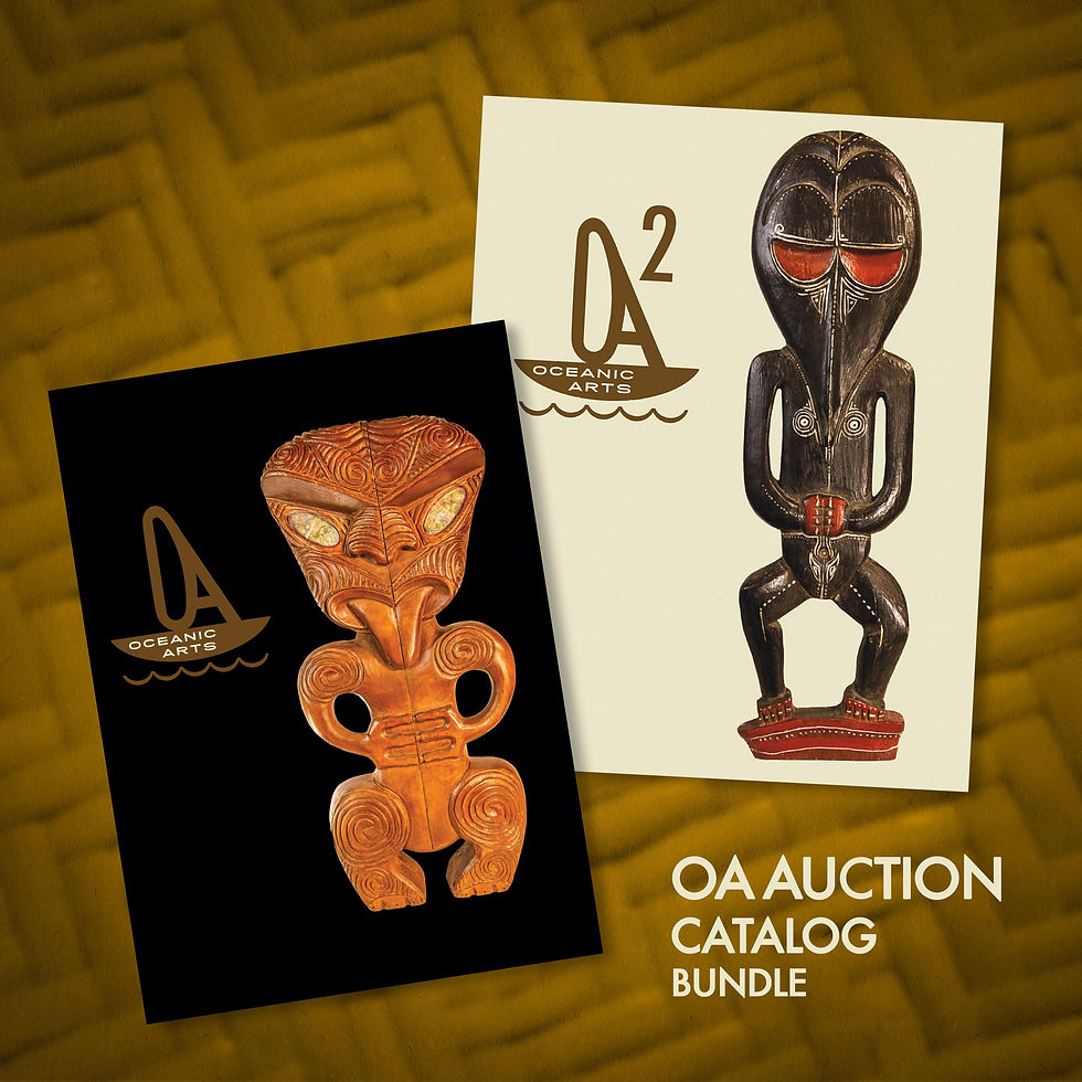 OCEANIC ARTS AUCTION CATALOG BUNDLE (Both Catalogs) Peekaboo Gallery
