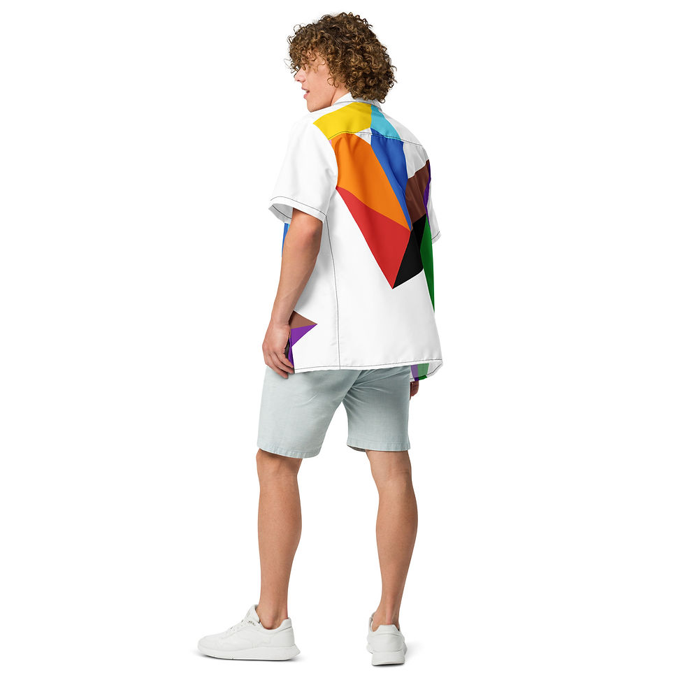Thumbnail: Prism Lightning Unisex Button Shirt