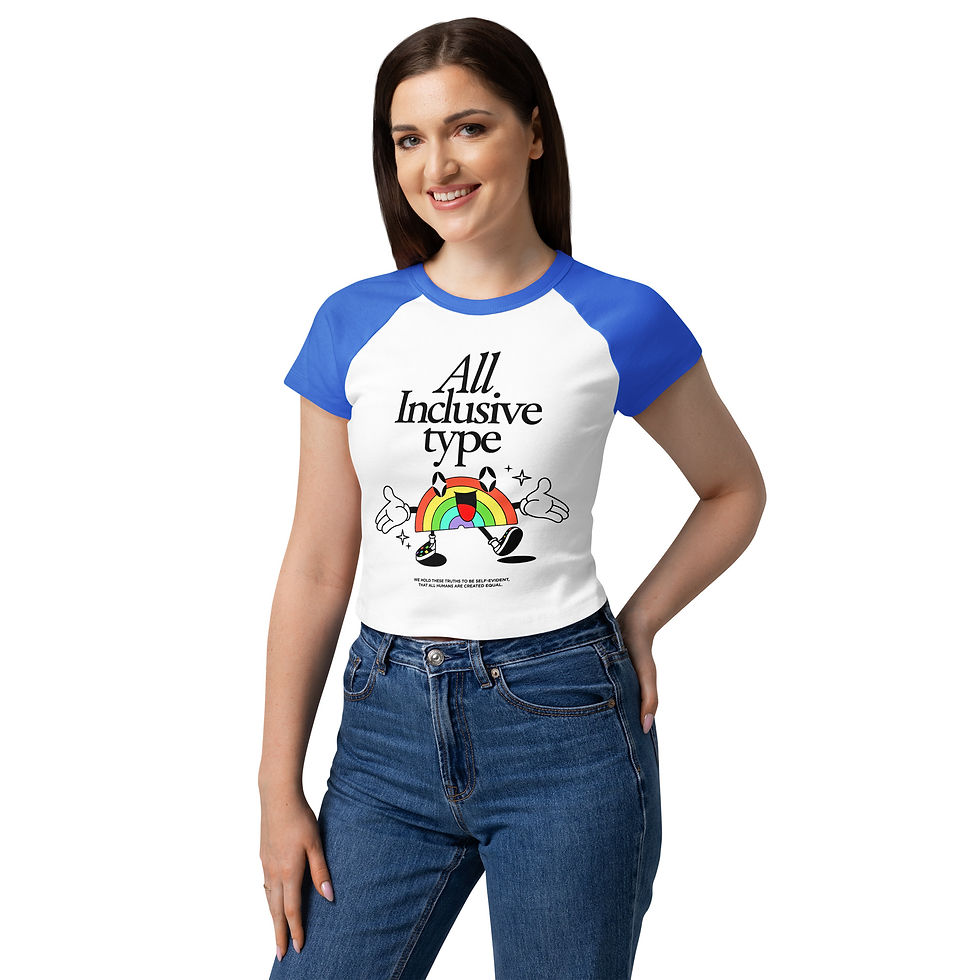 Thumbnail: All-Inclusive Type Women’s Ricro Rib Raglan Baby Tee