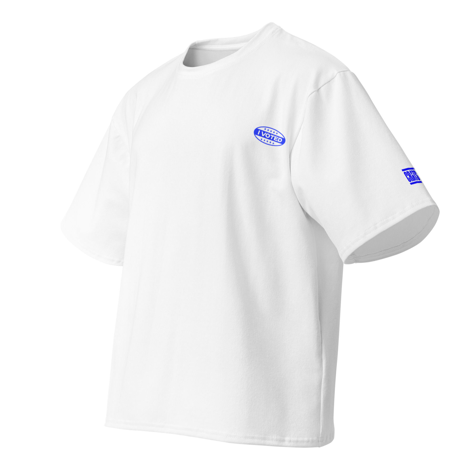 Vote Blue Oversized Boxy Shirt