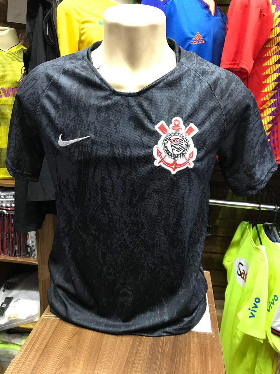 Camisa Corinthians II 18/19 Torcedor Nike Masculina - Preto