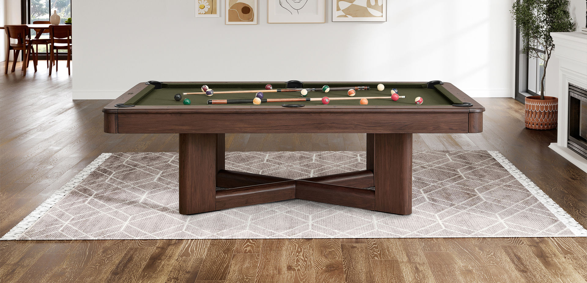 The Ashford pool table for sale.