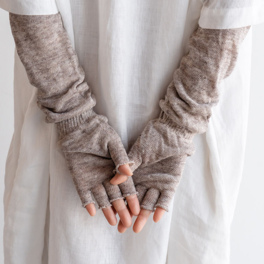 サムネイル： Linen Long Gloves