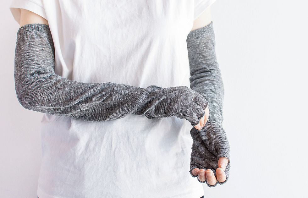 サムネイル： Linen Long Gloves
