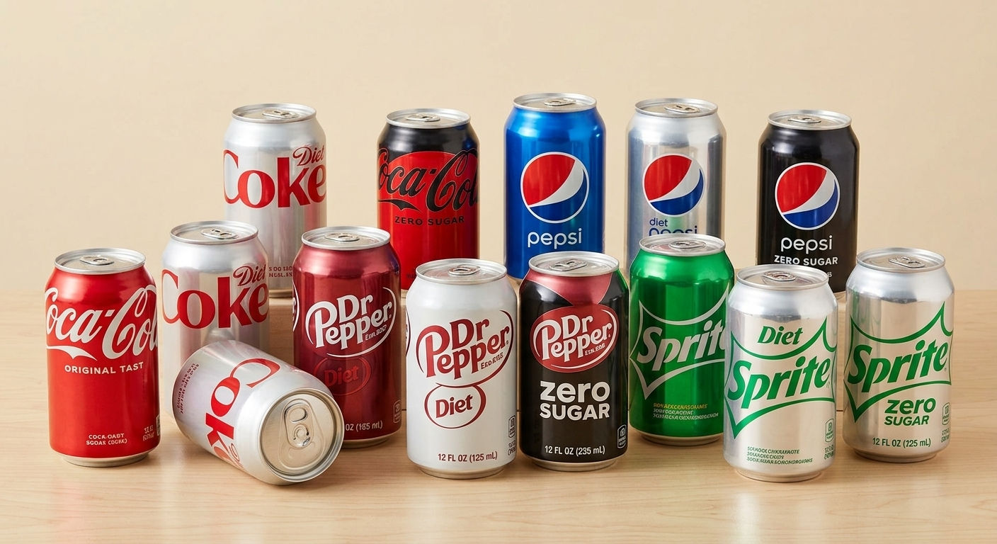 Soda — 12 fl oz Cans | 6, 8, 12, 24 & 36Packs