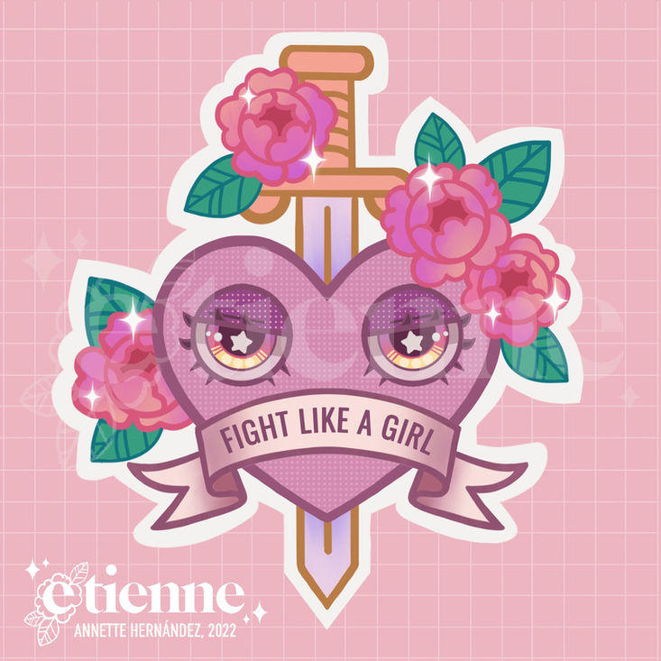 Fight like a Girl, fighter girl, Shoujo Aesthetic, Lunaire Etienne, Etienne