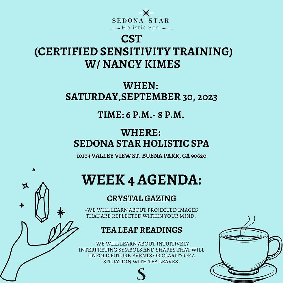 CST (Certified Sensitivity Training) w/ Nancy