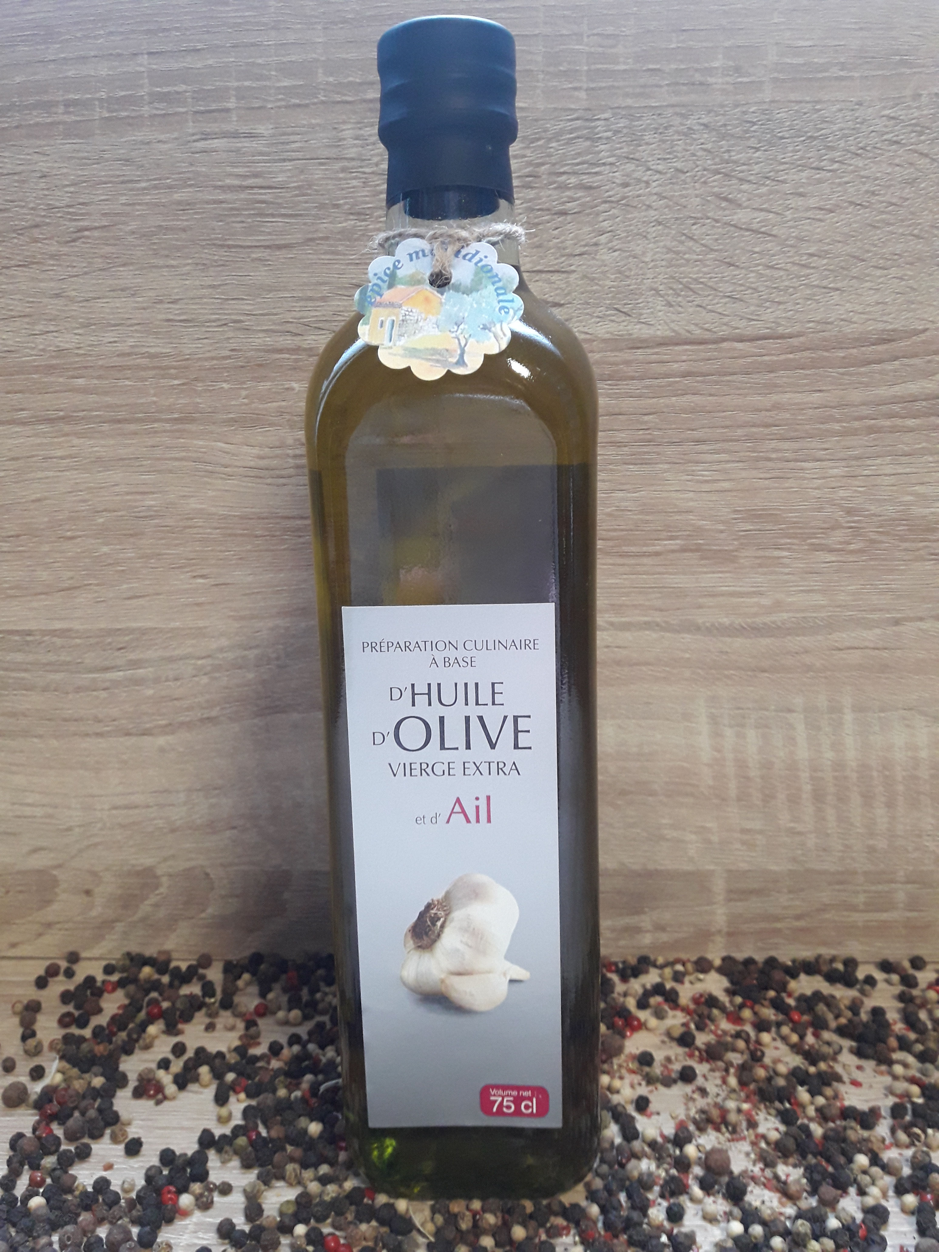 Huile d'olive vierge extra et d'Ail