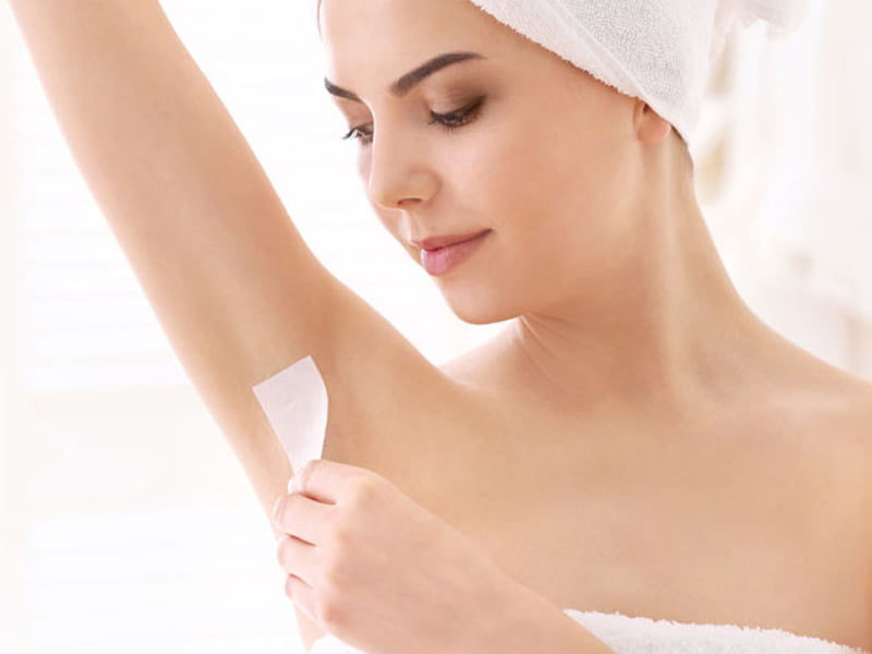 wax lông nách tại nhà