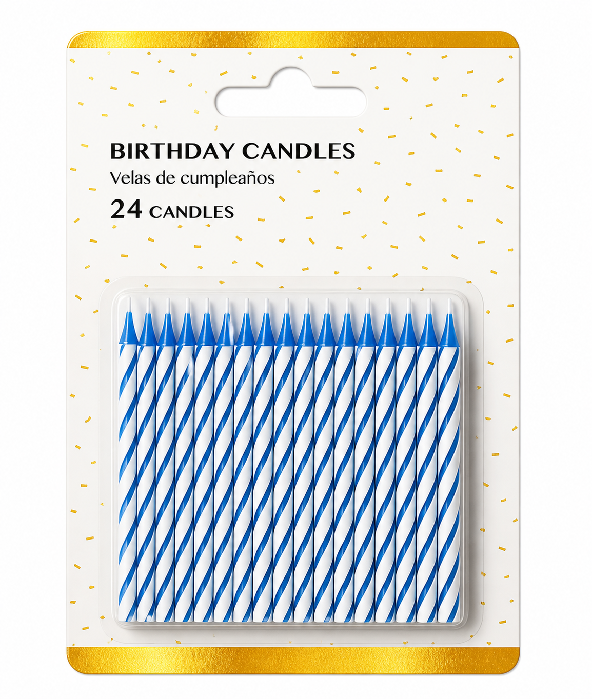 Blue Birthday Candles
