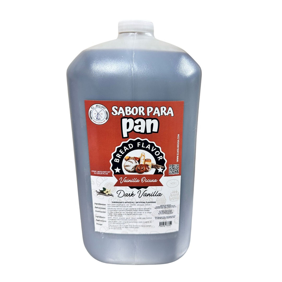 Dark Vanilla Flavor for Bread – 1/4L Gallon