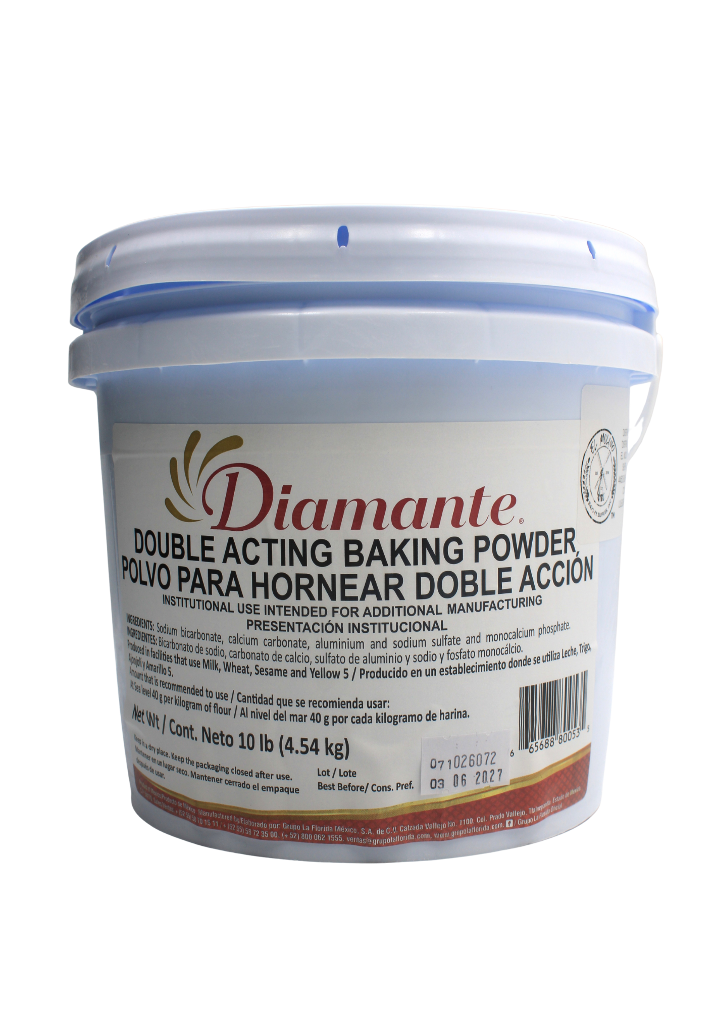 D/A Baking Powder Diamante 10 Lb