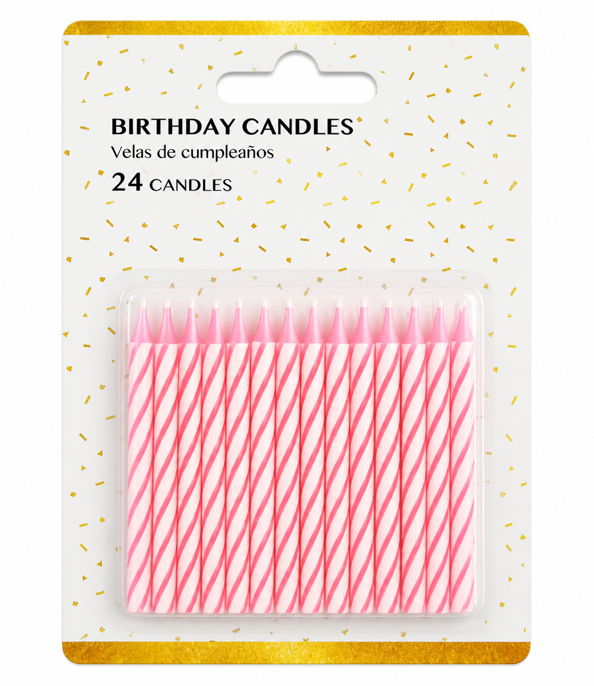 Pink Birthday Candles