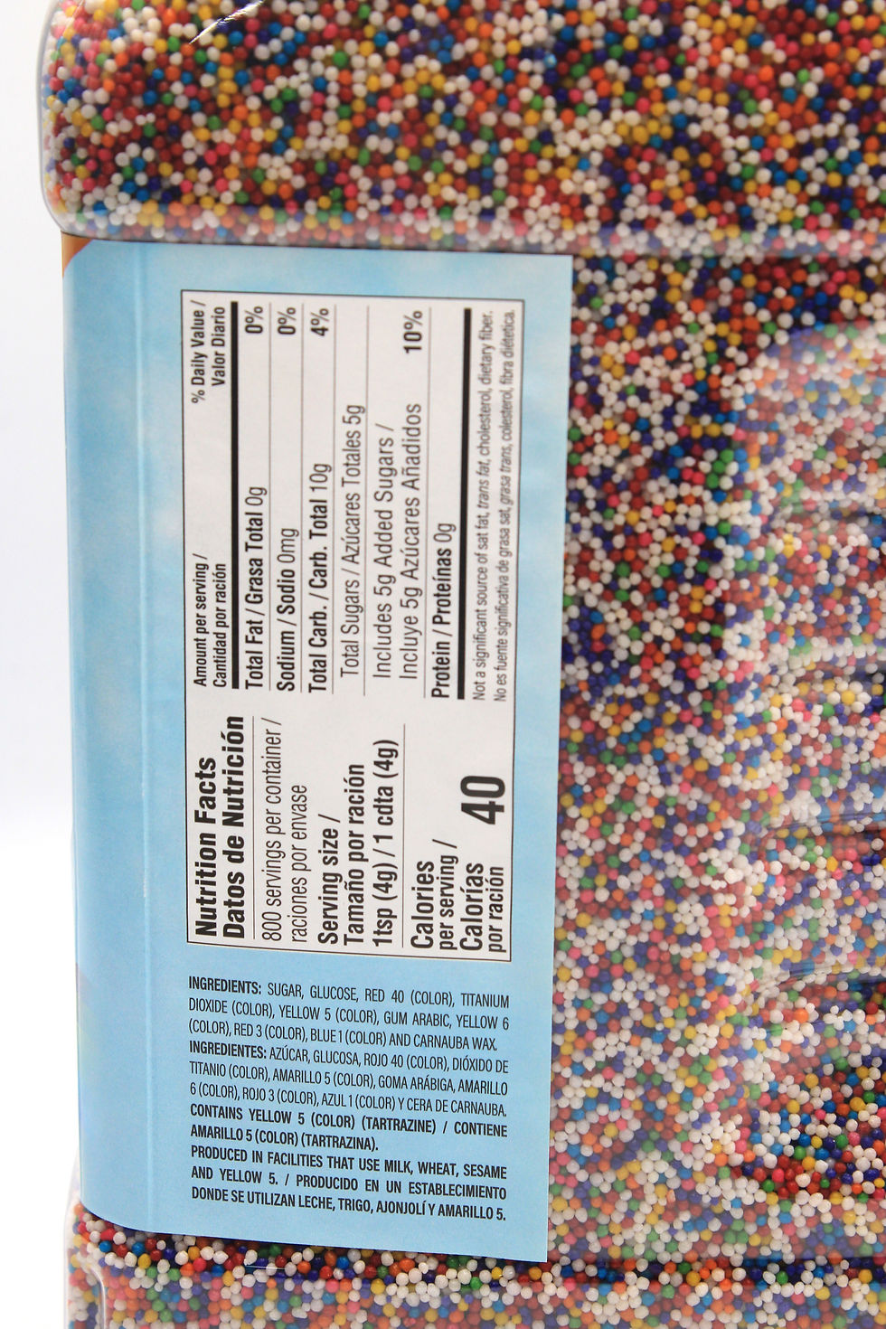 Miniatura: Brillitos Multicolor Non-Pareils 7.05 Lbs