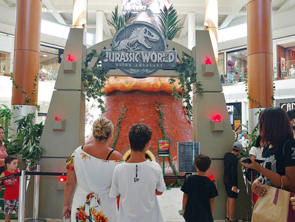 ATRAÇÃO JURASSIC WORLD E EXPOSIÇÃO AUDIOVISUAL “A NATUREZA ESTÁ MAIS PERTO DO QUE VOCÊ IMAGINA”- NO