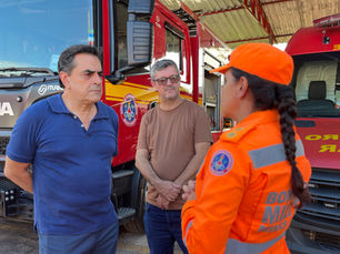 Viatura destinada por Domingos Sávio foi utilizada em resgate de vítimas em Ipatinga