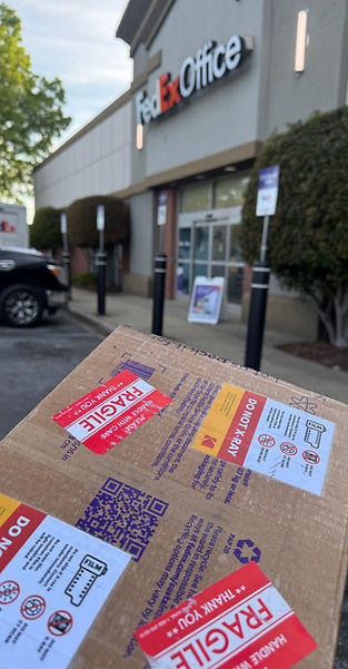 Shipping a Super 8 film cartridge via FedEx to an independent motion picture lab for processing and scanning