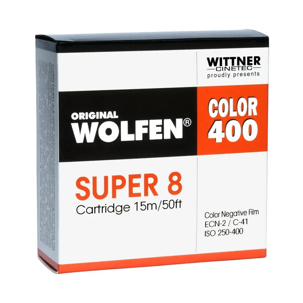 Original Wolfen Color 400 Super 8 Film