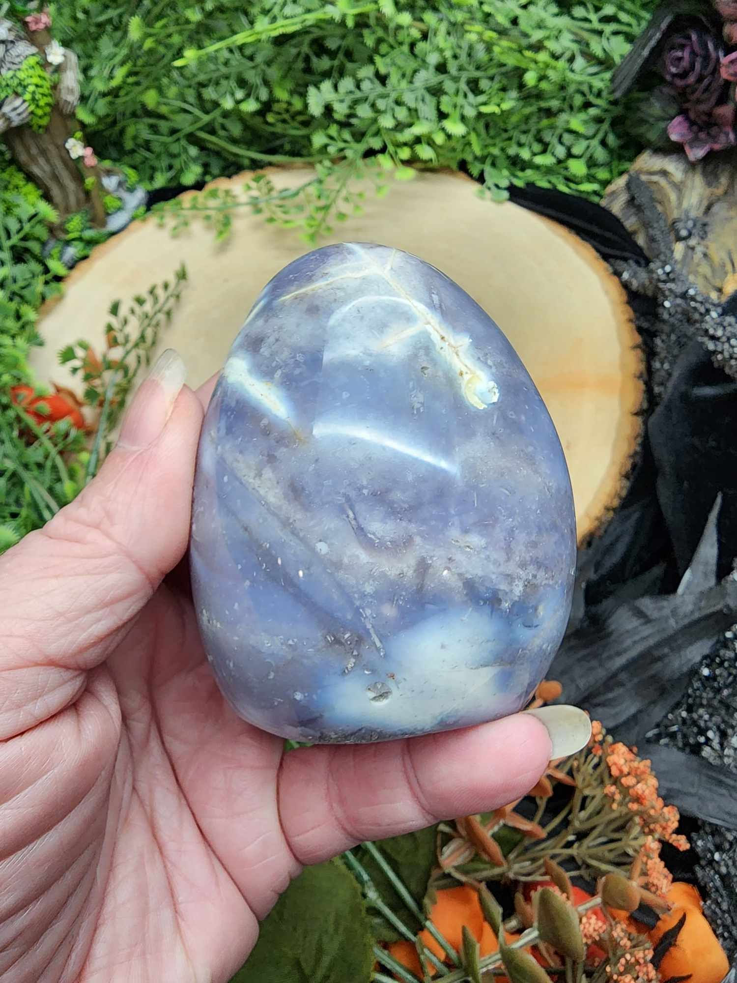 Violet Flame Agate Freeform