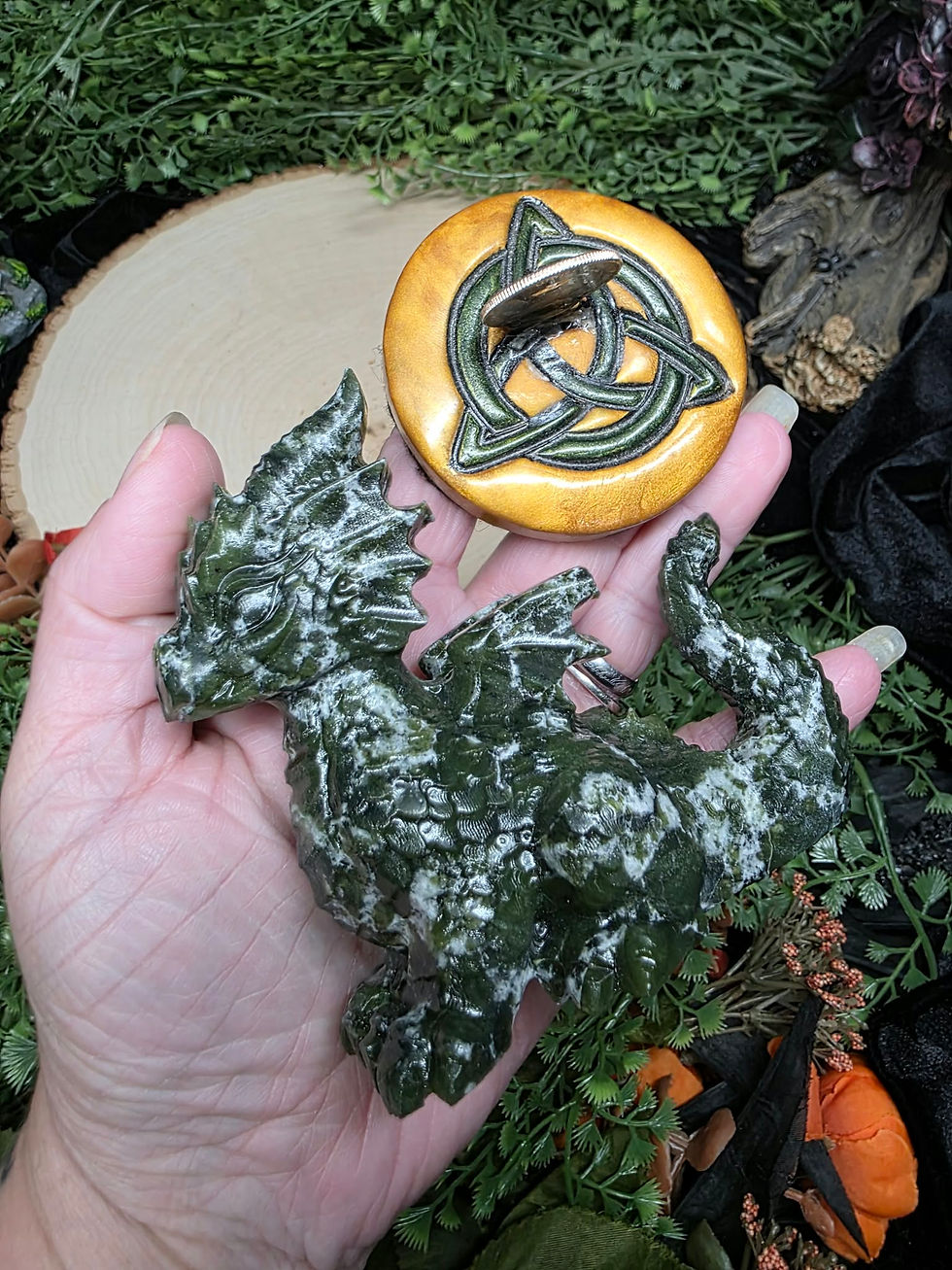 Thumbnail: Nephrite Jade Dragon