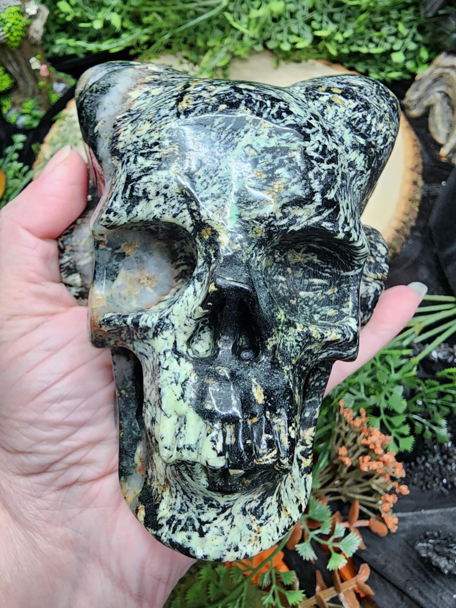 Fireworks Jasper Skull