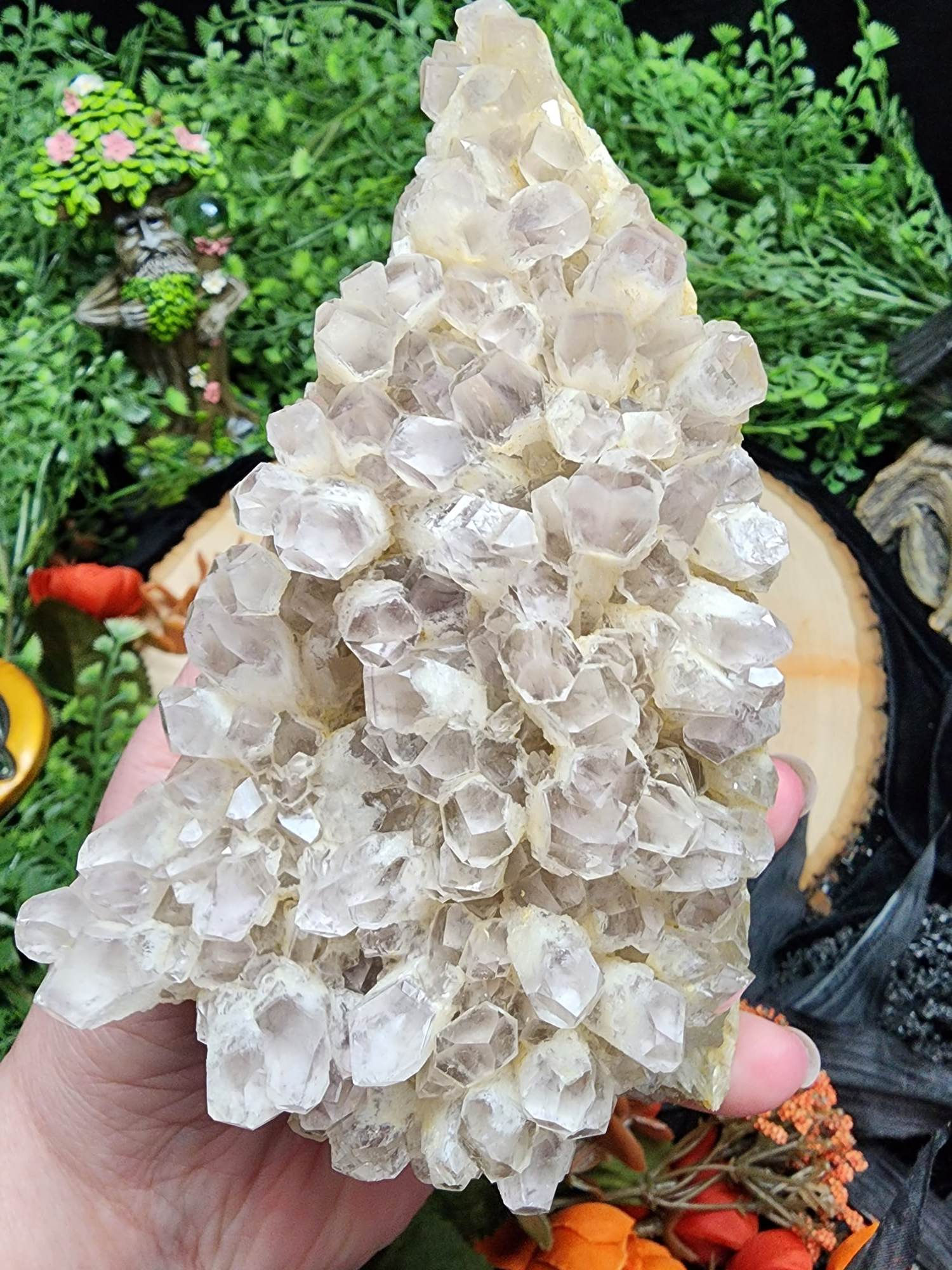 Sugar Phantom Amethyst Cluster