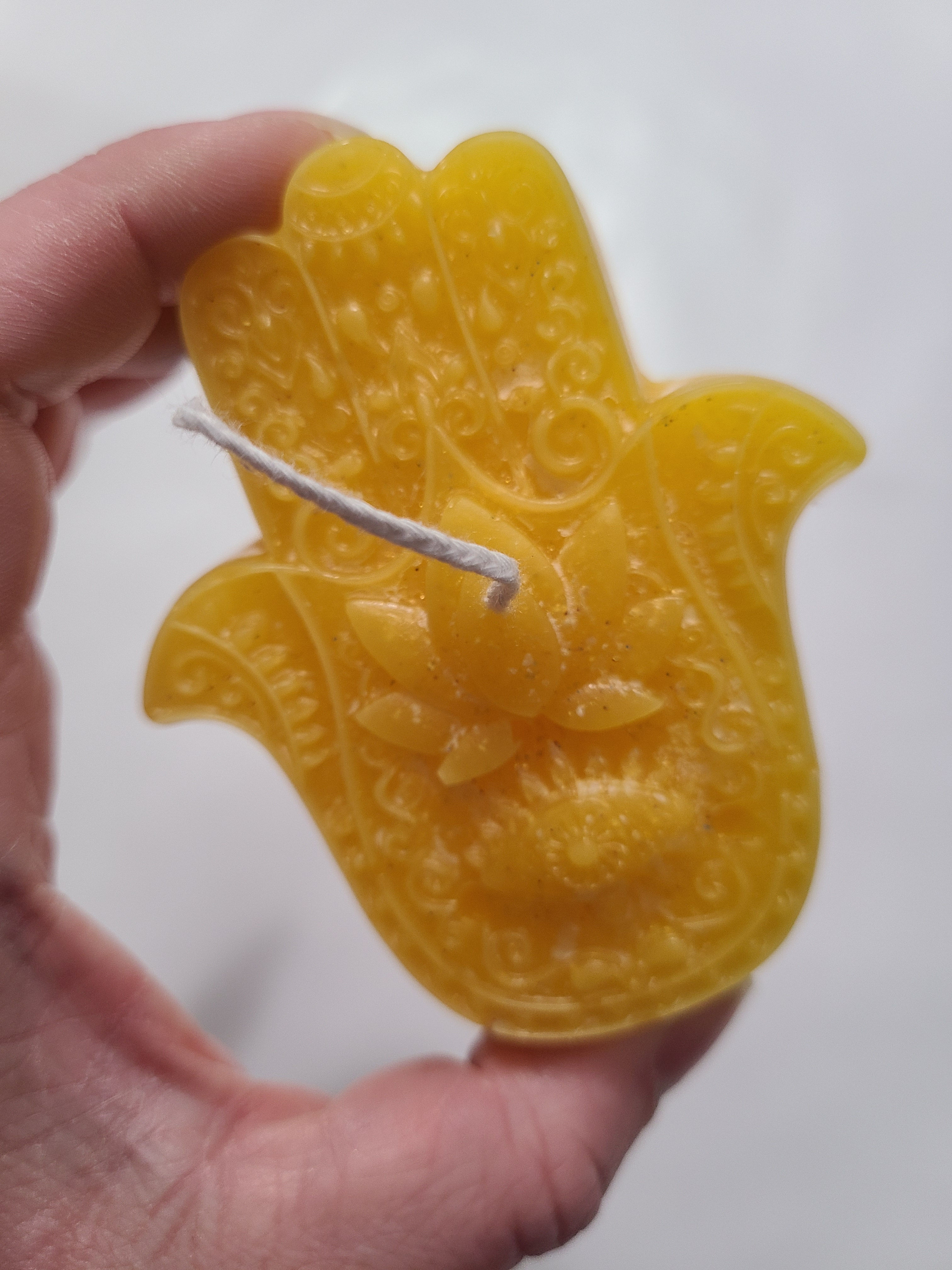 Limited Beeswax Hamsa Candles