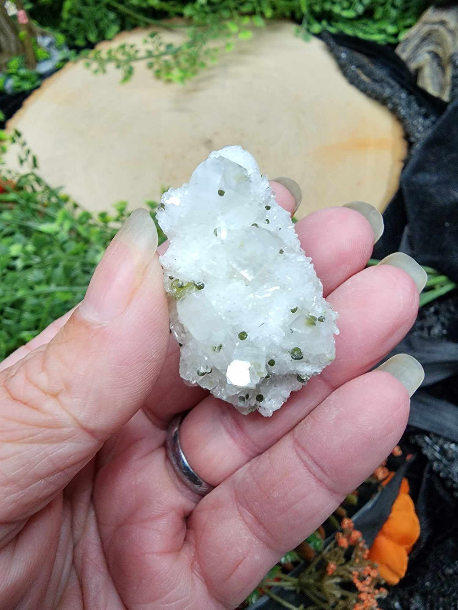 Apophyllite Cluster