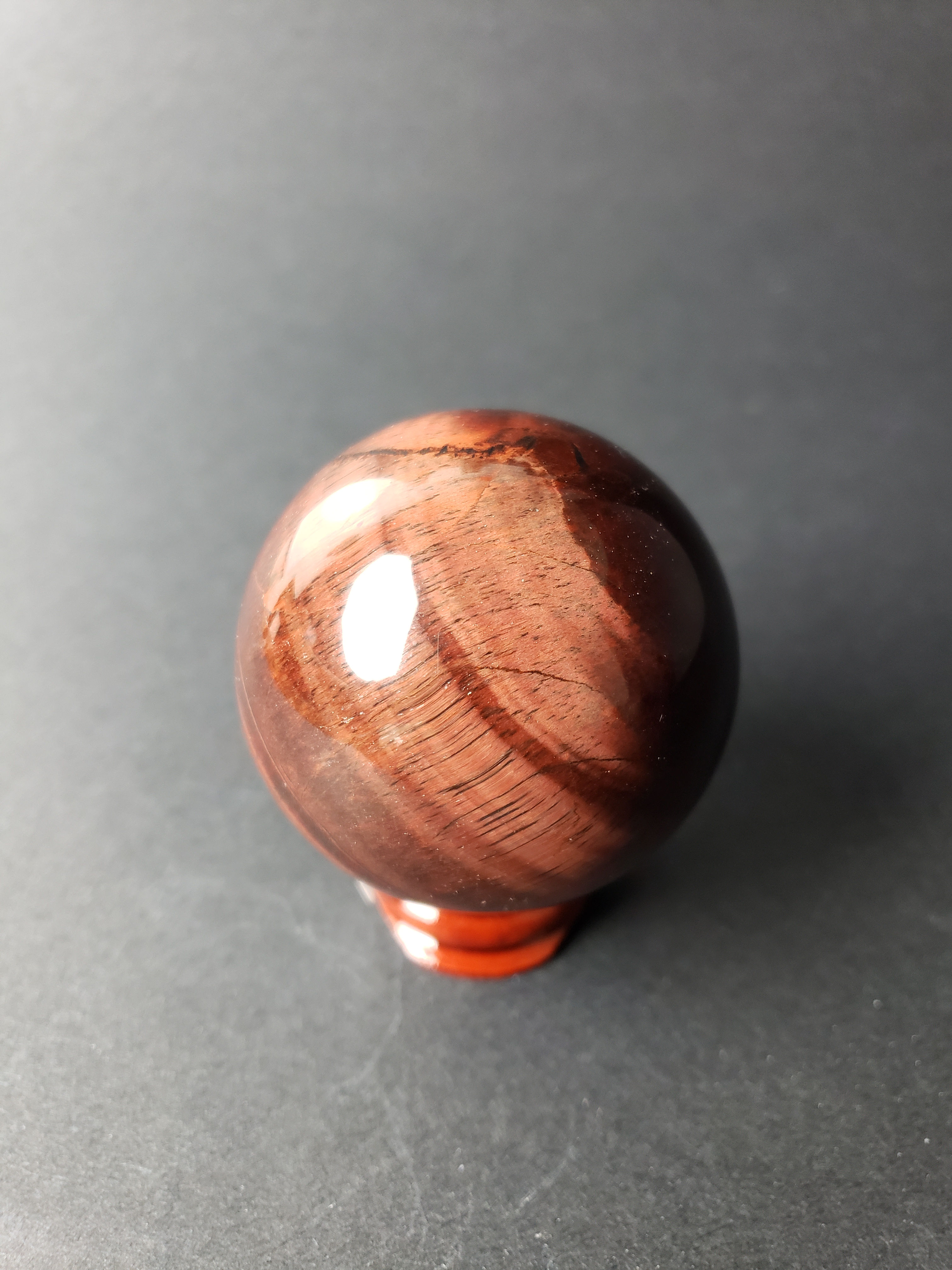 Red Tiger's Eye Sphere