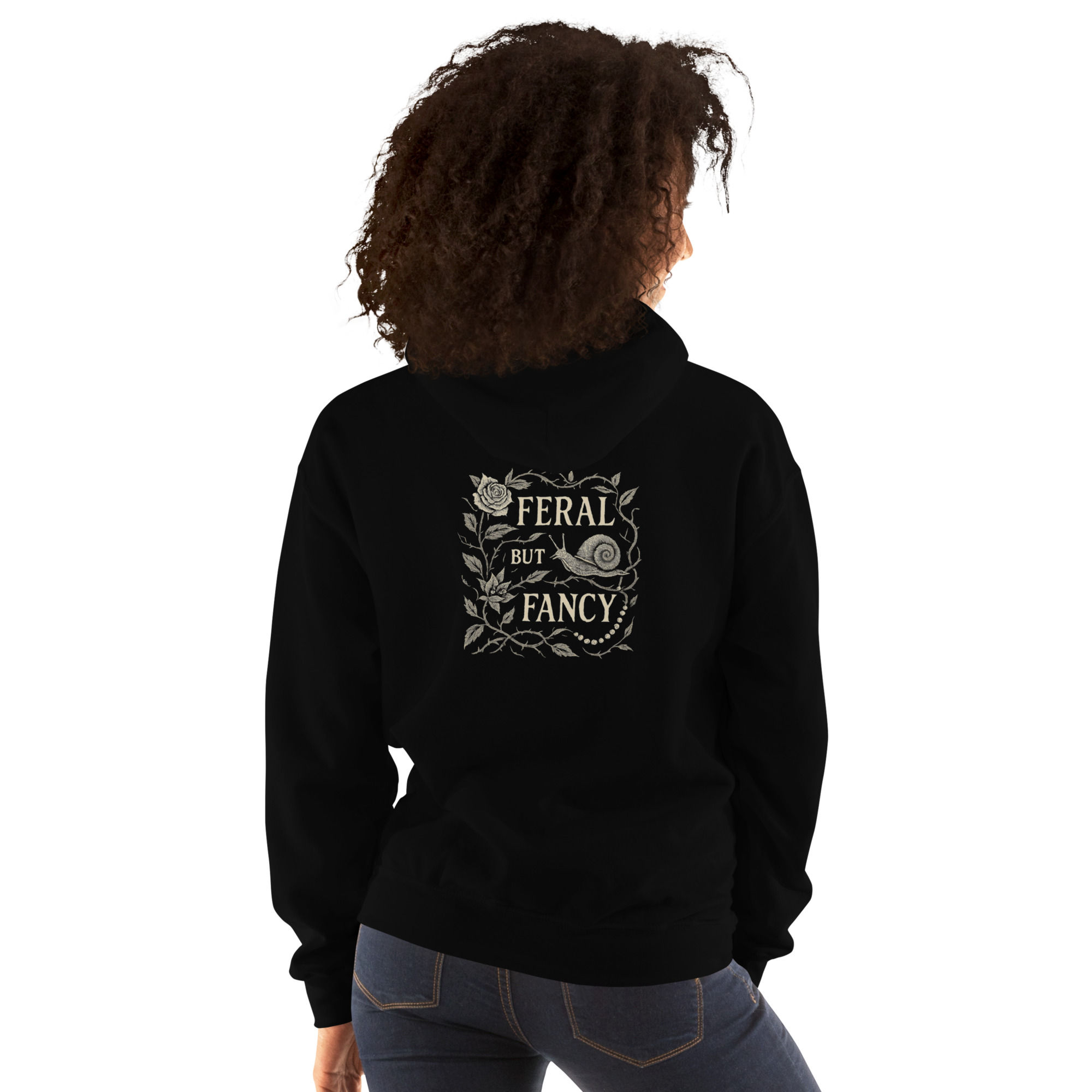Feral But Fancy Unisex Hoodie