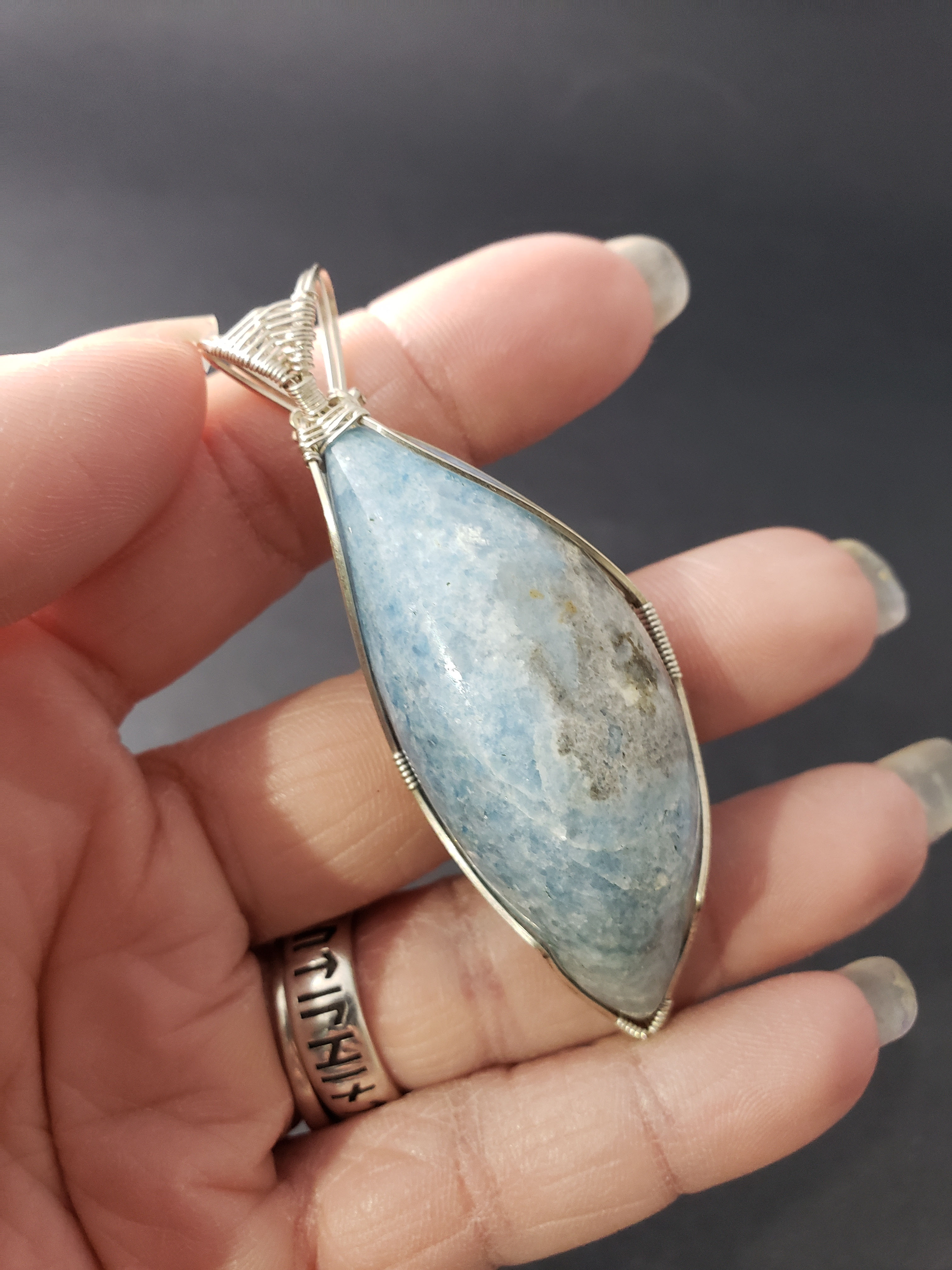 Violane Blue Diopside Pendant