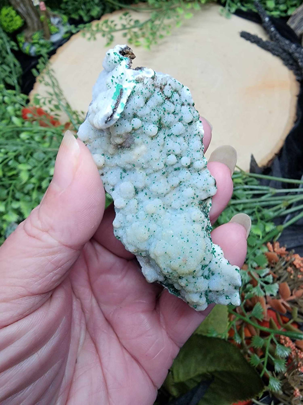 Chrysocolla with Malachite