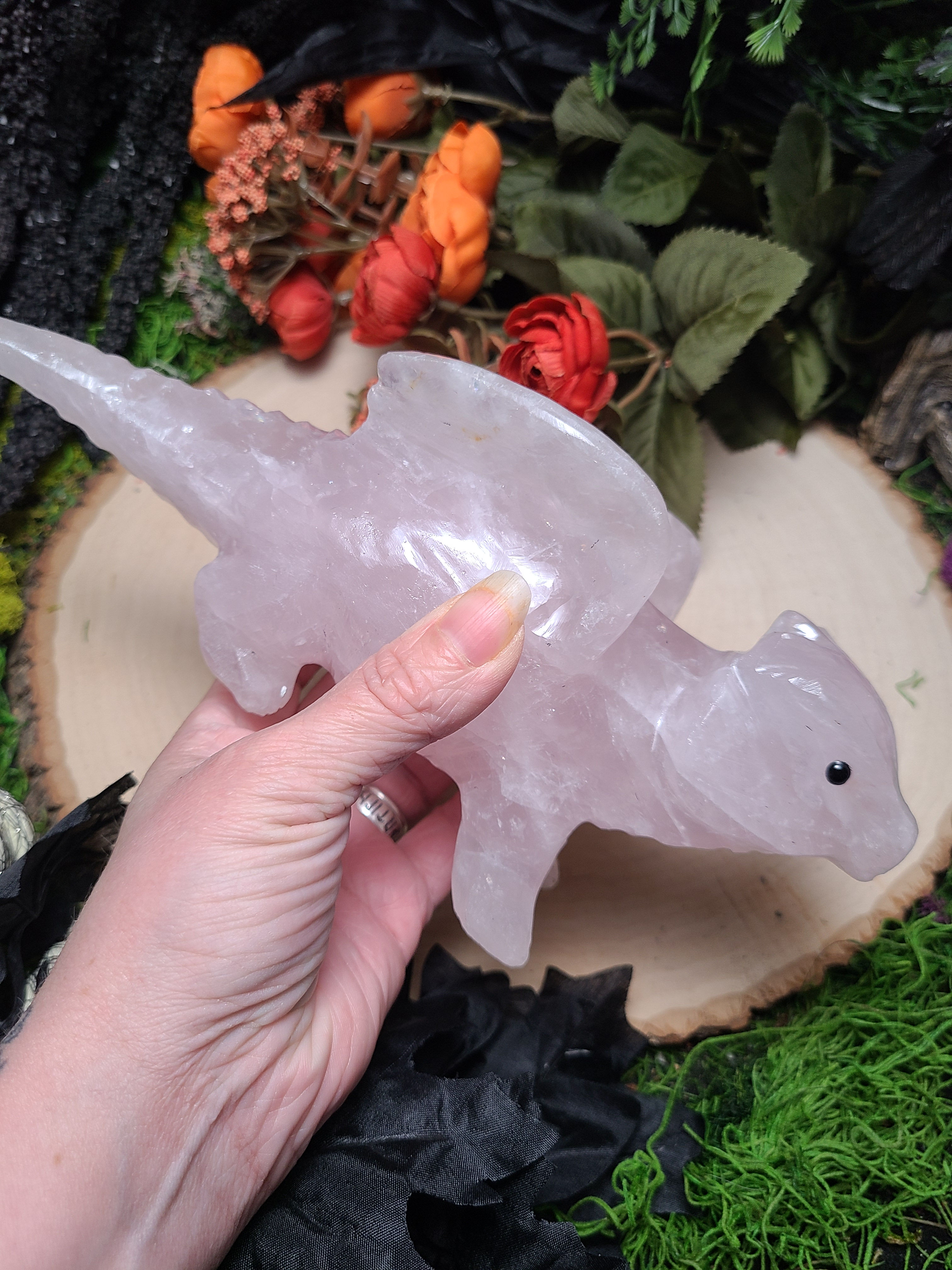 Rose Quartz Dragon
