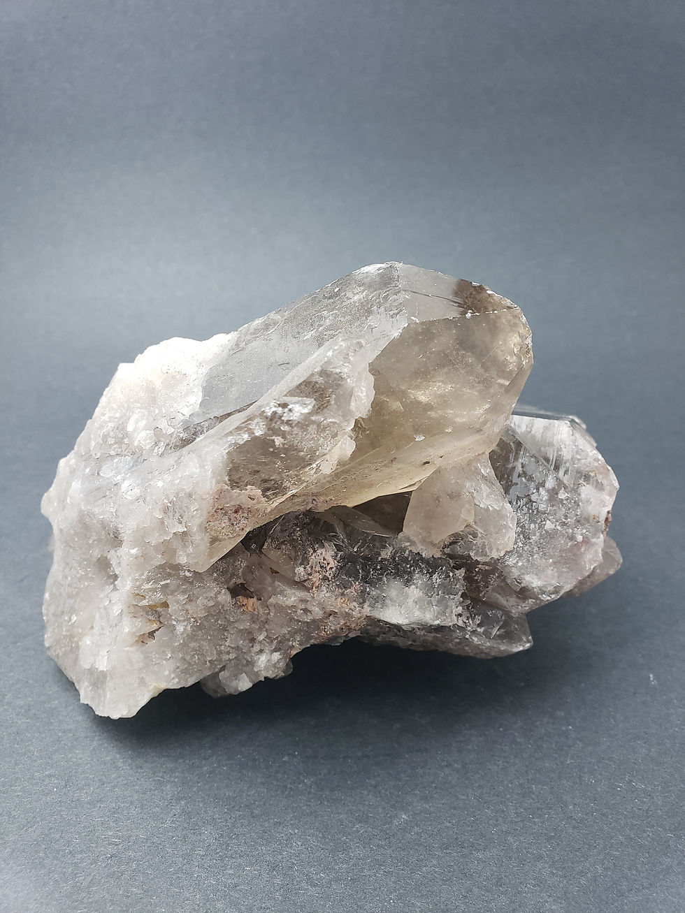 Thumbnail: Smoky Quartz Cluster