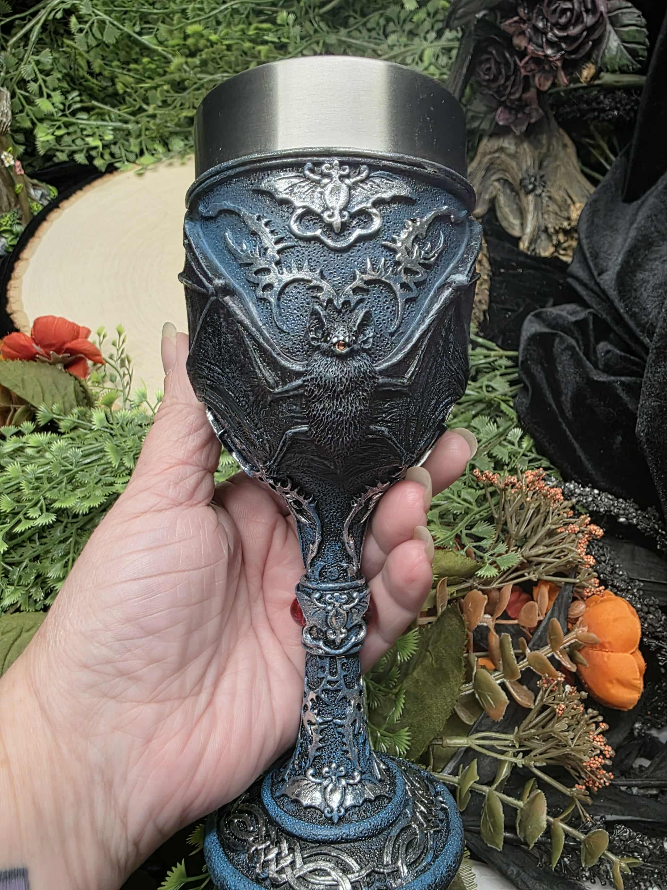 Gothic Bat Goblet