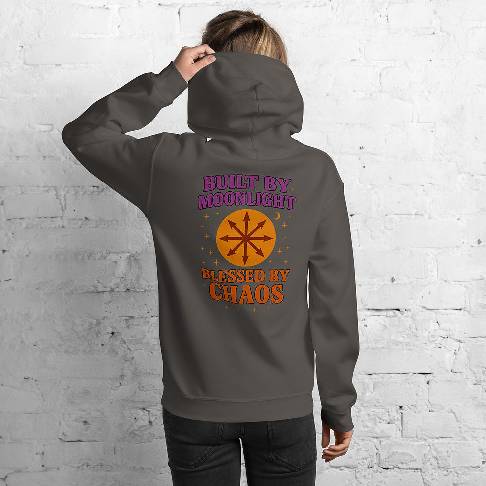 Thumbnail: Blessed by Chaos Unisex Hoodie