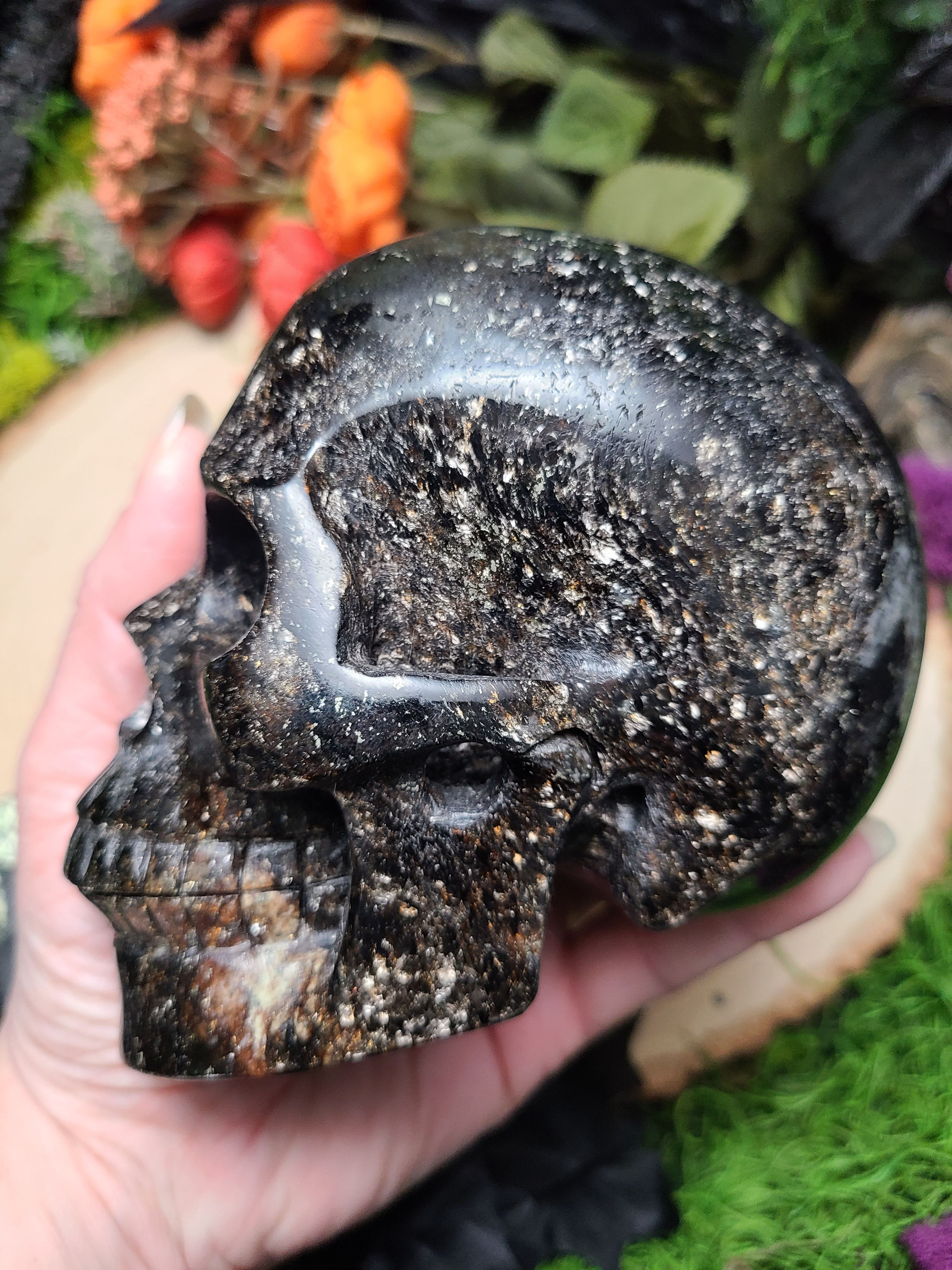 Star Garnet Skull
