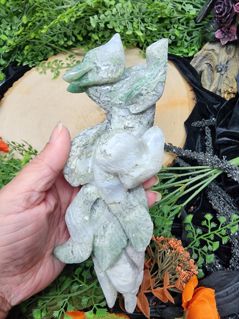 Thumbnail: Moss Agate Fox