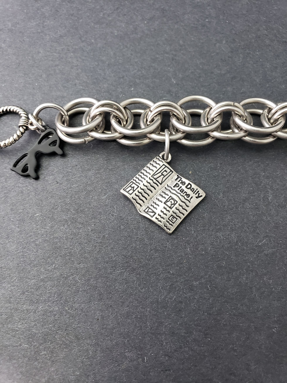 Thumbnail: Chain Mail Superman Bracelet