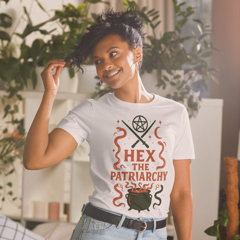 Thumbnail: Hex the Patriarchy Style #2 Short-Sleeve Unisex T-Shirt