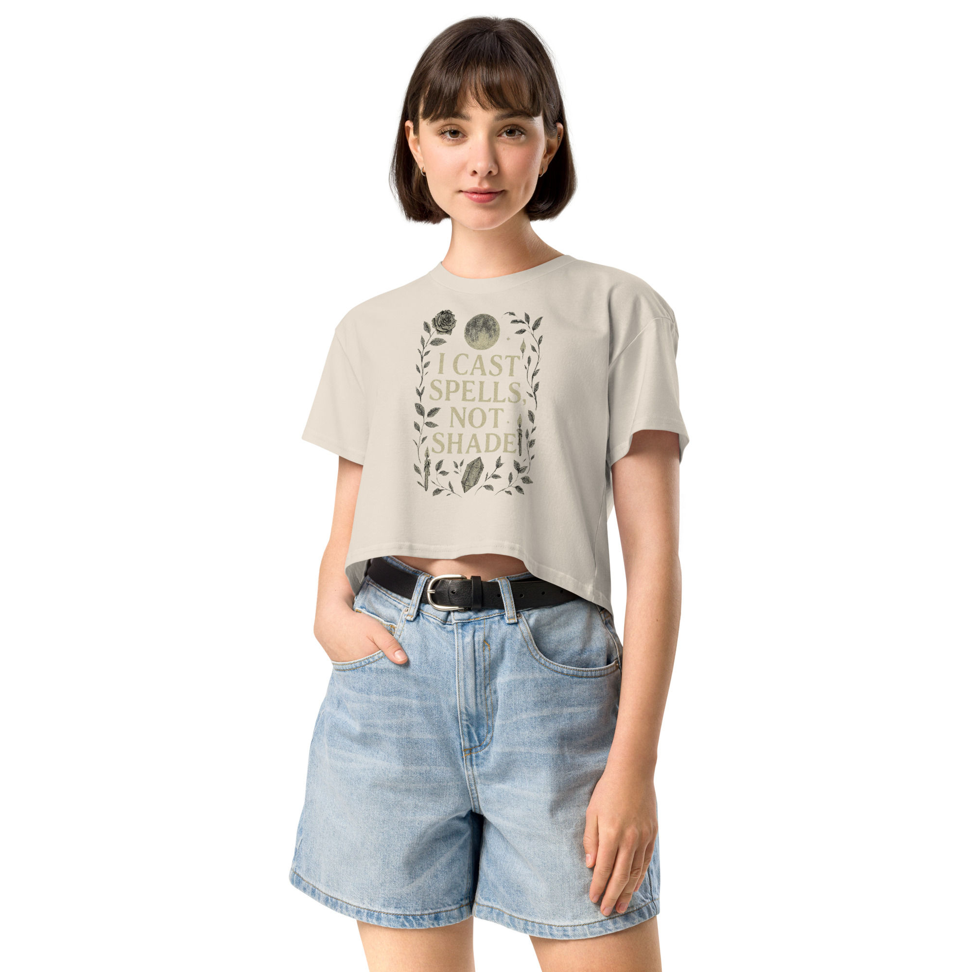 Spells, Not Shade Women’s Crop Top