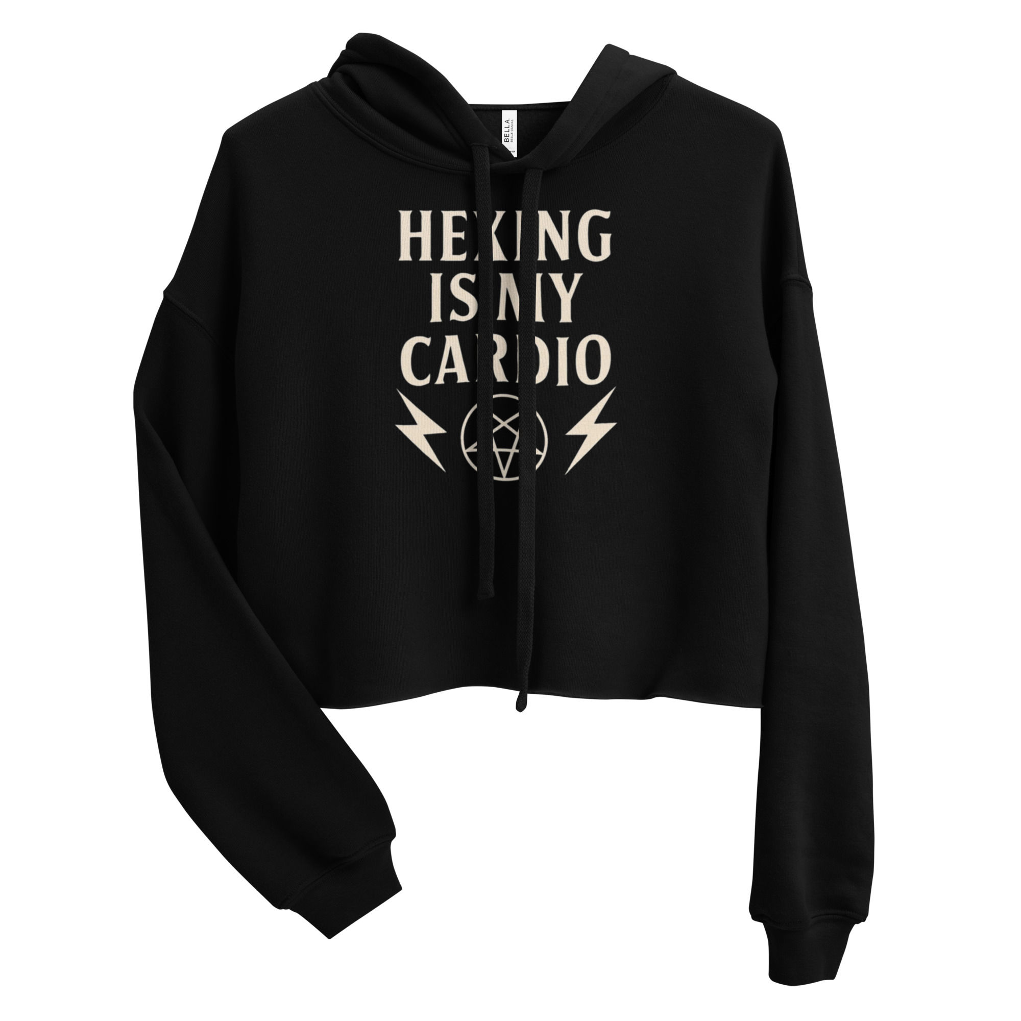 Hexing is My Cardio Crop Hoodie