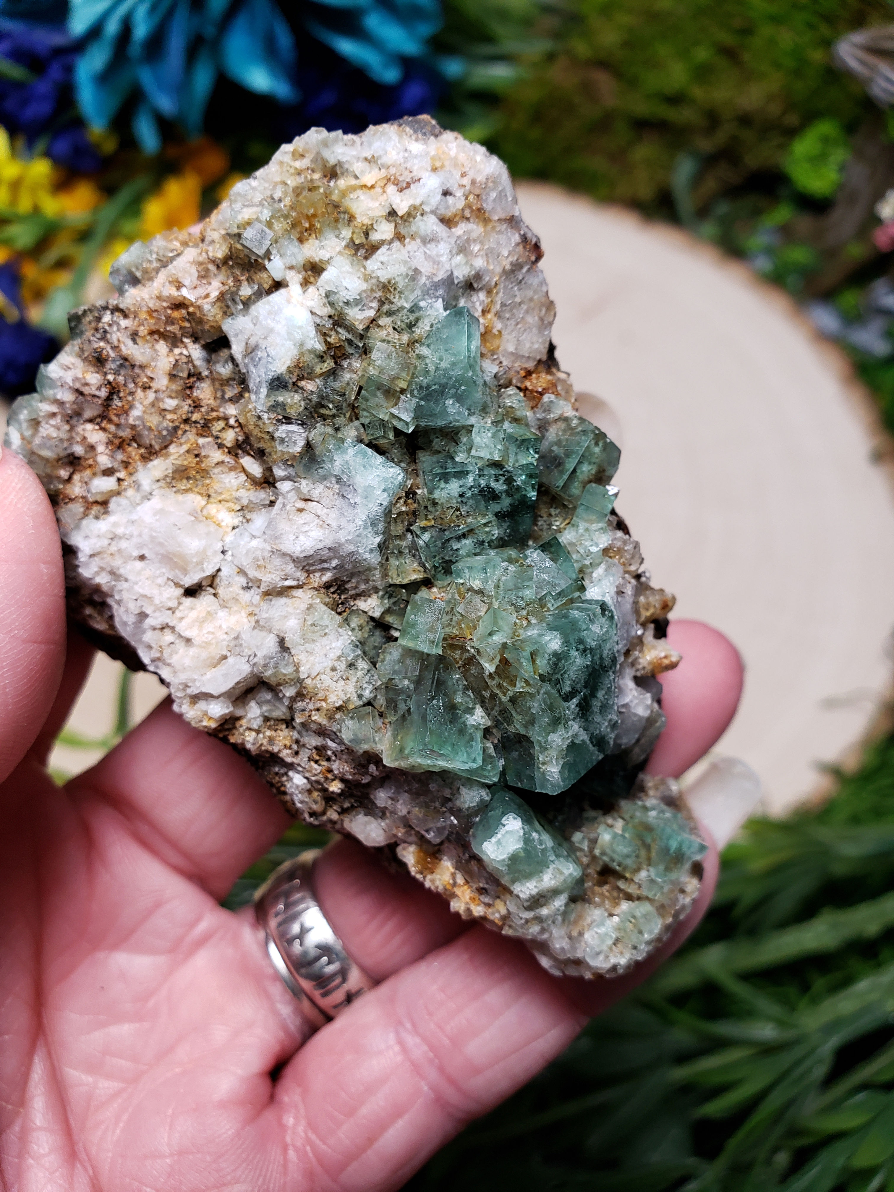 Diana Maria Fluorite Cluster